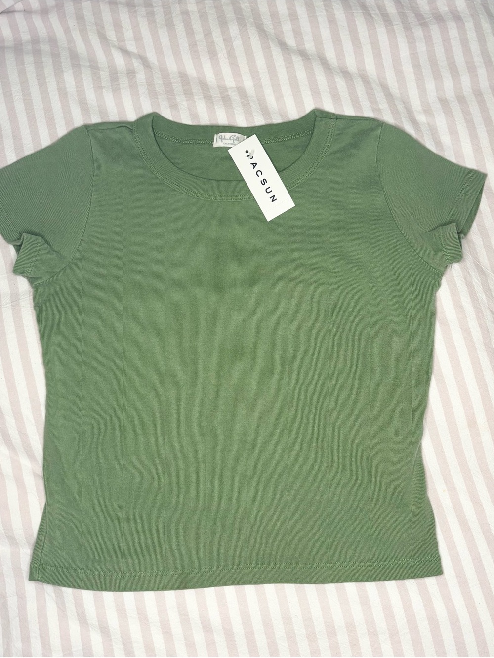PacSun/Brandy Melville Matcha Green Short Sleeve Crew Tee